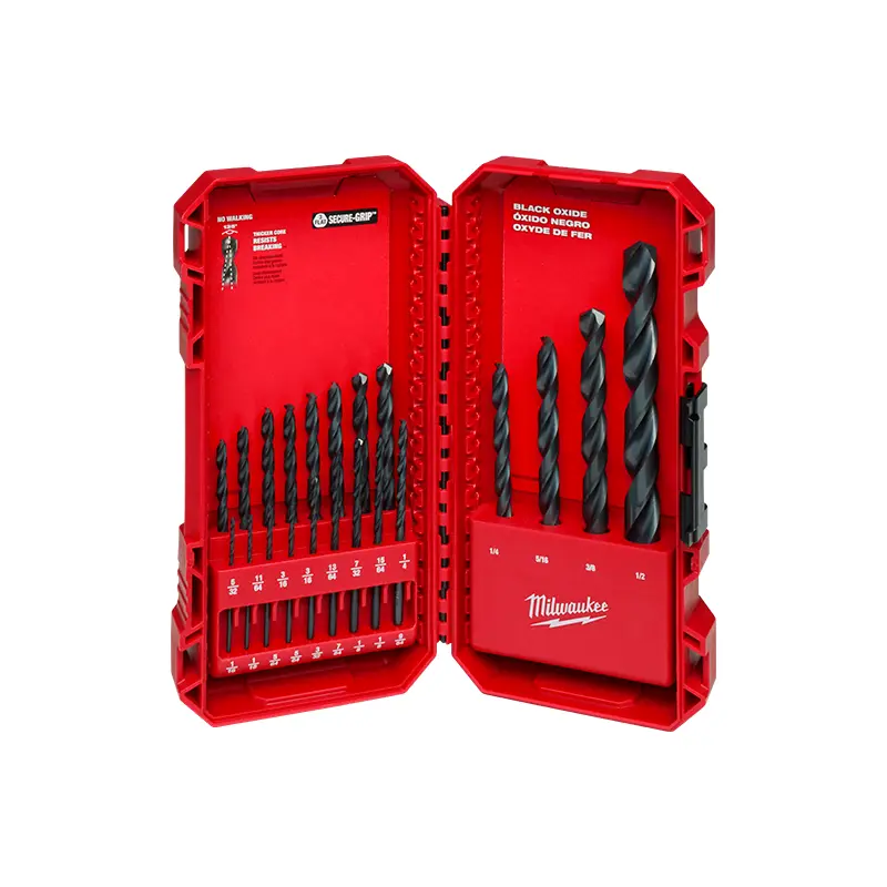 THUNDERBOLT Black Oxide Drill Bit Set  21PC