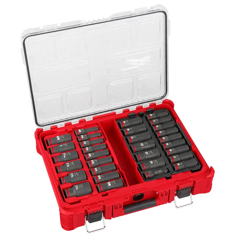 31PC SHOCKWAVE Impact Duty Socket 1/2 Drive Set with PACKOUT