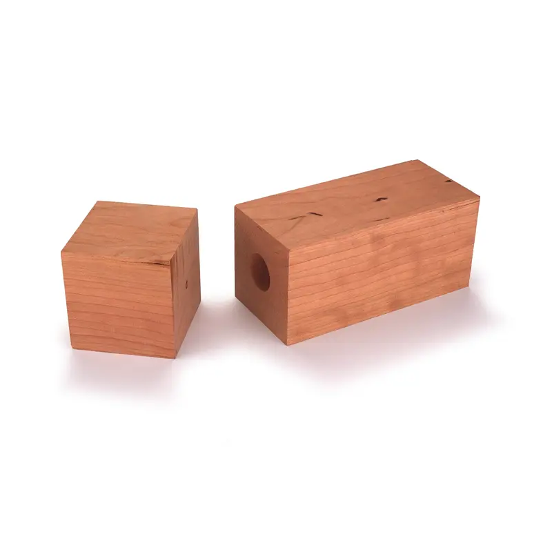 Pre-Drilled Peppermill Blank - 3" x 3"