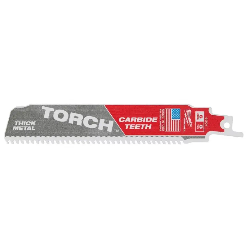 6" 8TPI The TORCH with CARBIDE TEETH 3PK