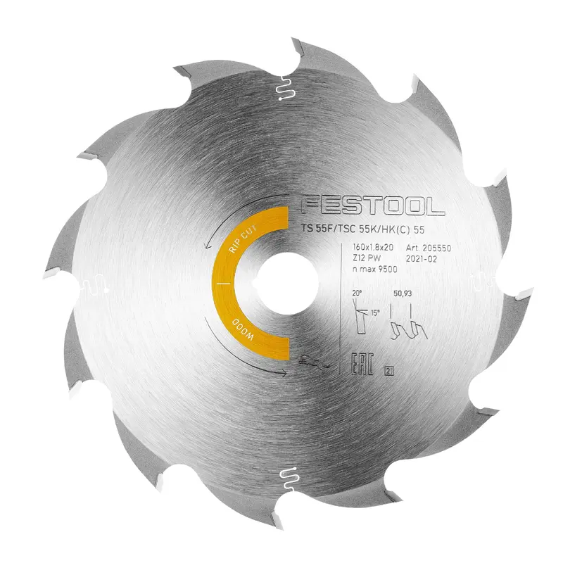 Rip Saw Blade for TS 55 F, TSC 55 K, HK 55 and HKC 55
