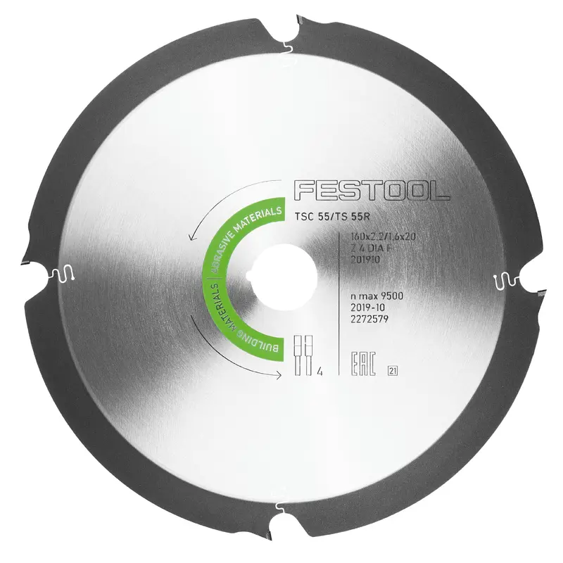 4-Tooth Diamond Saw Blade for Abrasive Materials