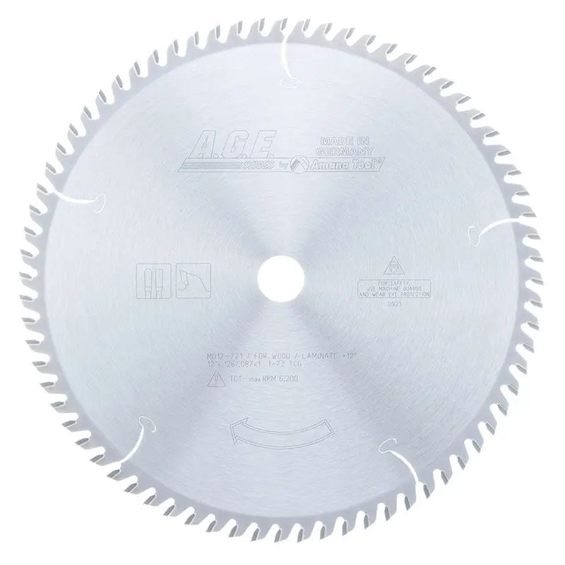 Laminate Blade Blade, 12 Degree 1" Bore, 1" TCG