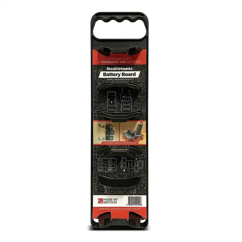 Stealthmounts Battery Board for Milwaukee M18 with Handle