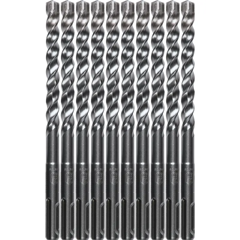 3/8" x 6" SDSPLUS Bit, 3Cutter, 10/pk