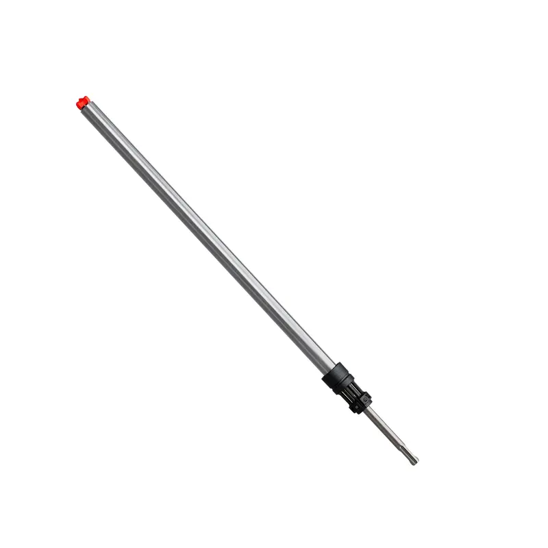 5/8" x 8" x 14" AMPED Rebar Demon SDS-Plus 4-Cutter Full Carbide Head Dust Extraction Hammer Drill Bit