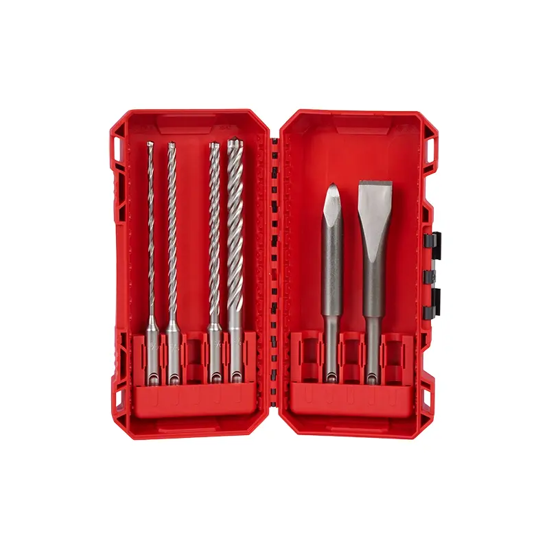 6PC SDS PLUS MX4 4 CUTTER & CHISEL KIT