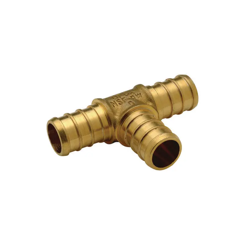 Apollo 1/2 in. Brass PEX-B Barb Tee (10-Pack)
