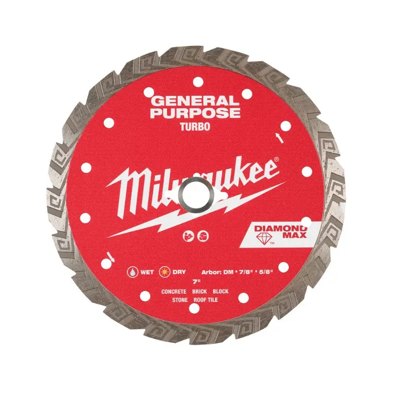 7" DIAMOND MAX Turbo, General Purpose Diamond Blade