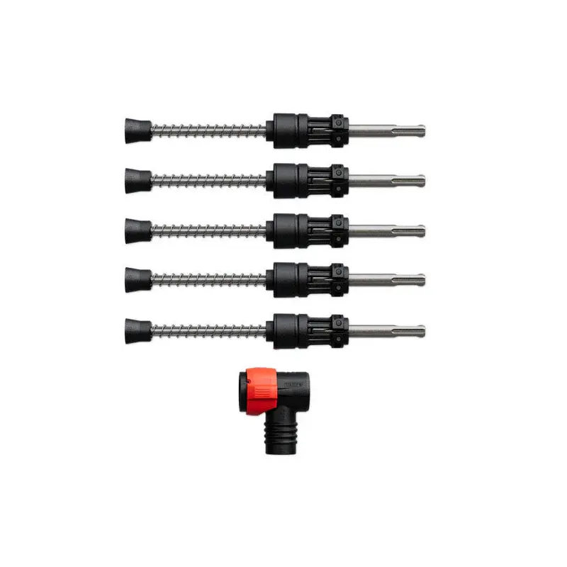 1/4" x 4"x 9" AMPED Rebar Demon SDS-Plus 4-Cutter Full Carbide Head Dust Extraction Hammer Drill Bit