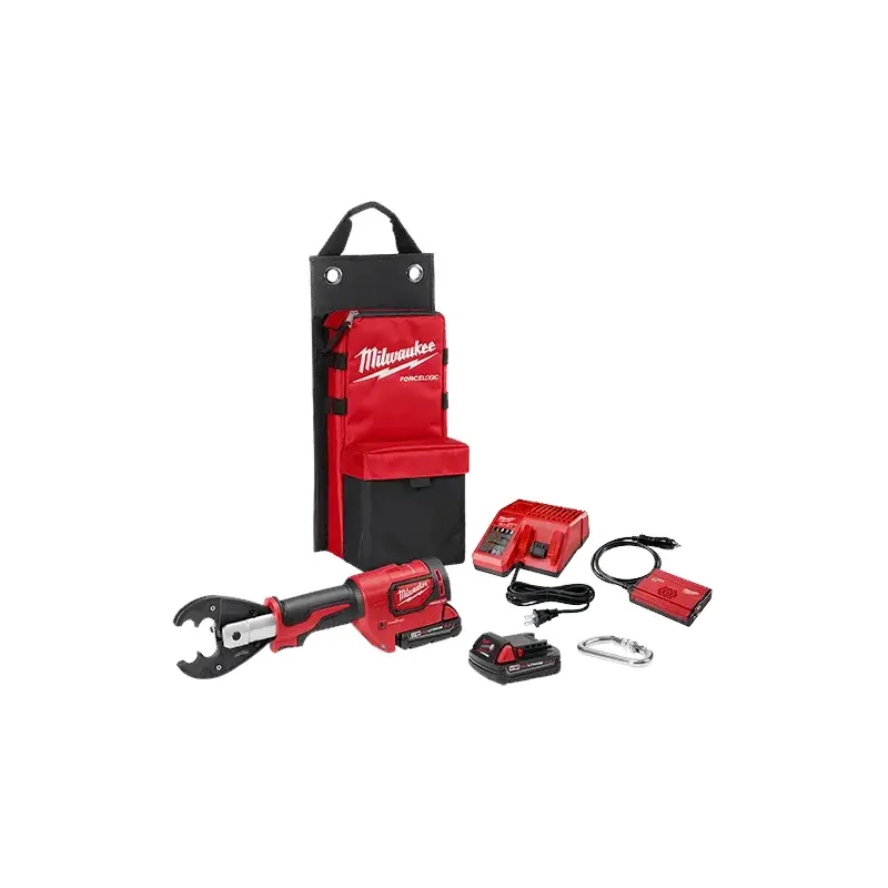 M18 FORCE LOGIC 6T Utility Crimper Kit with D3 Grooves and Fixed O Die