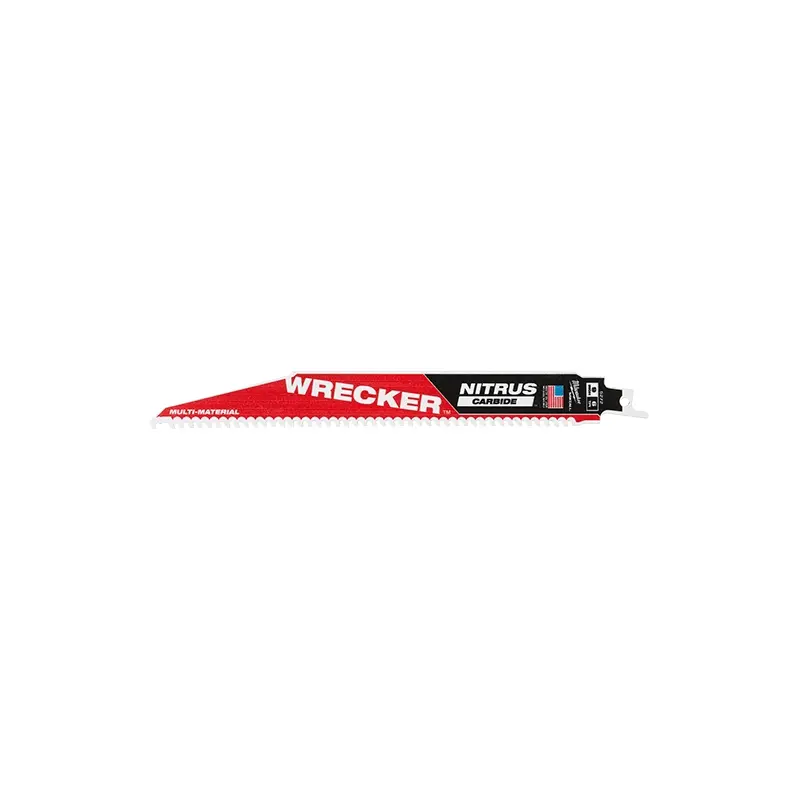 9" WRECKER with NITRUS Carbide SAWZALL Blade for Multi-Material 5PK