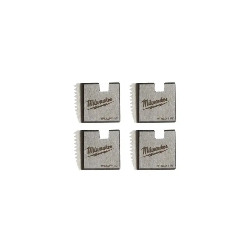 Milwaukee 1-1/2" ALLOY NPT Portable Pipe Threading Dies