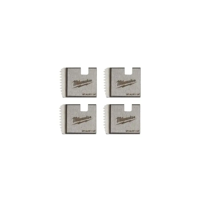 Milwaukee 1-1/4" ALLOY NPT Portable Pipe Threading Dies