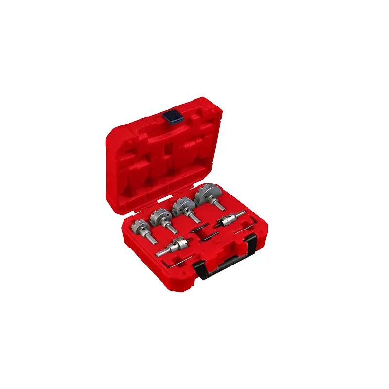 One-Piece Carbide Hole Cutter Set: 8PC