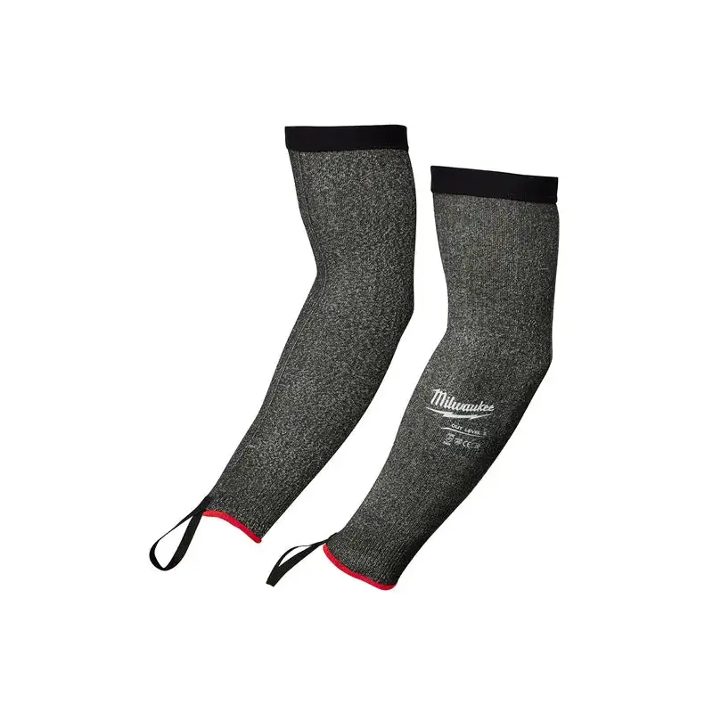 16 in. Black 4-Way Stretch Cut 5 Resistant Protective Arm Sleeves