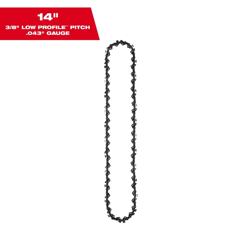 14" 3/8" LOW PROFILE Pitch, .043" Gauge Saw Chain