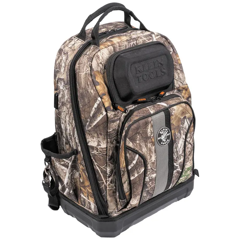 Tradesman Pro XL Tool Bag Backpack, 40 Pockets, Camo