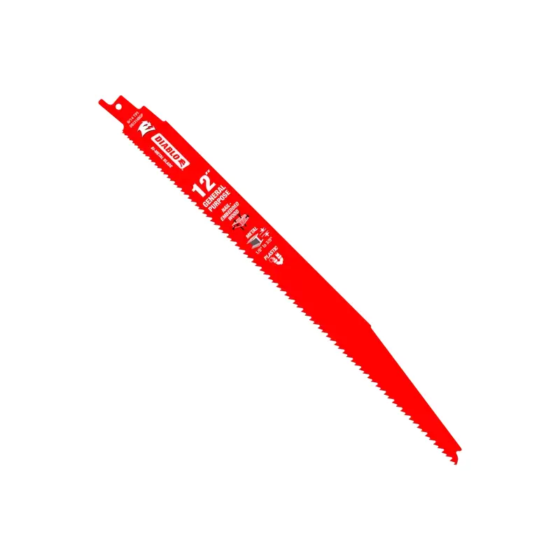 12" 8/14TPI Bi-Metal Reciprocating Saw Blades for General Purpose Cuts (25-Pack)