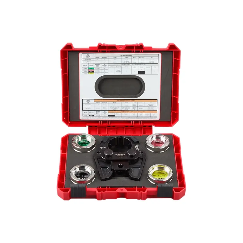 750 MCM Cu/Al Crimping Jaw with 400-750 MCM Al 6T U Style Dies