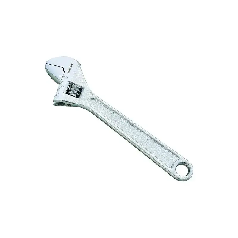 Vulcan JL15018-3L Adjustable Wrench, 18 in OAL, 2-3/16 in Jaw, Steel, Chrome