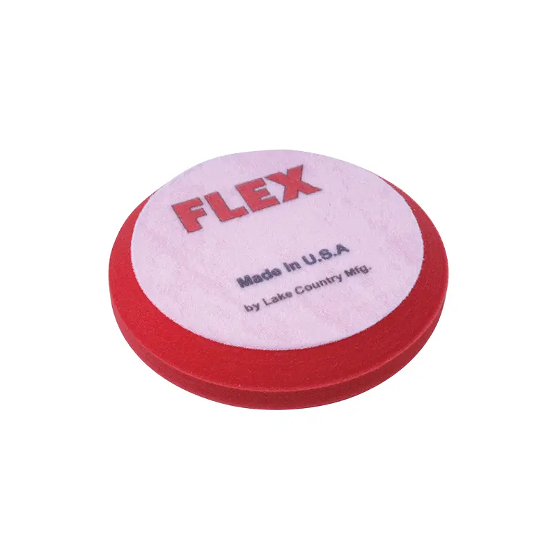 6.5" Red Foam Pad Finishing