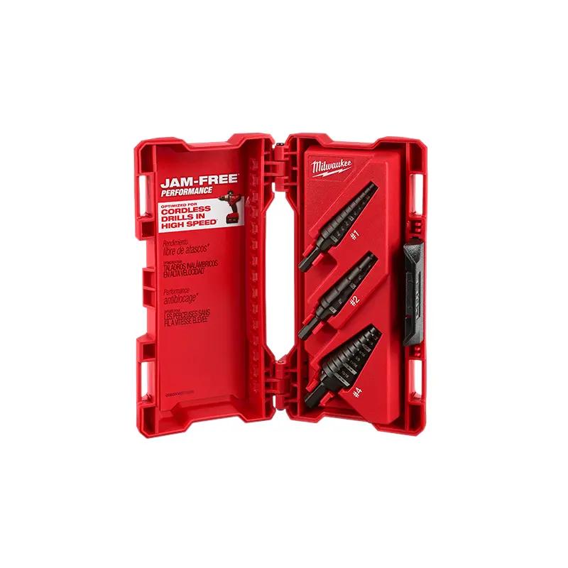 Step Drill Bit Set - 3PC