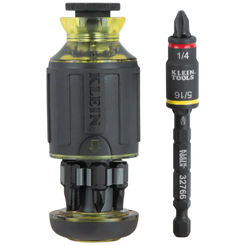 10-in-1 Impact-Rated Stubby Driver Set with Flip Socket