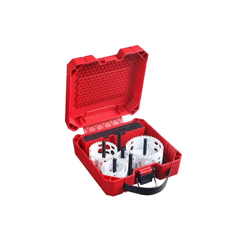 9 PC HOLE DOZER with Carbide Teeth Large Diameter Hole Saw Kit