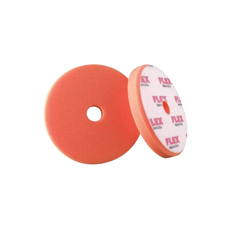 6.5" Thin Orange Foam Pad Cutting