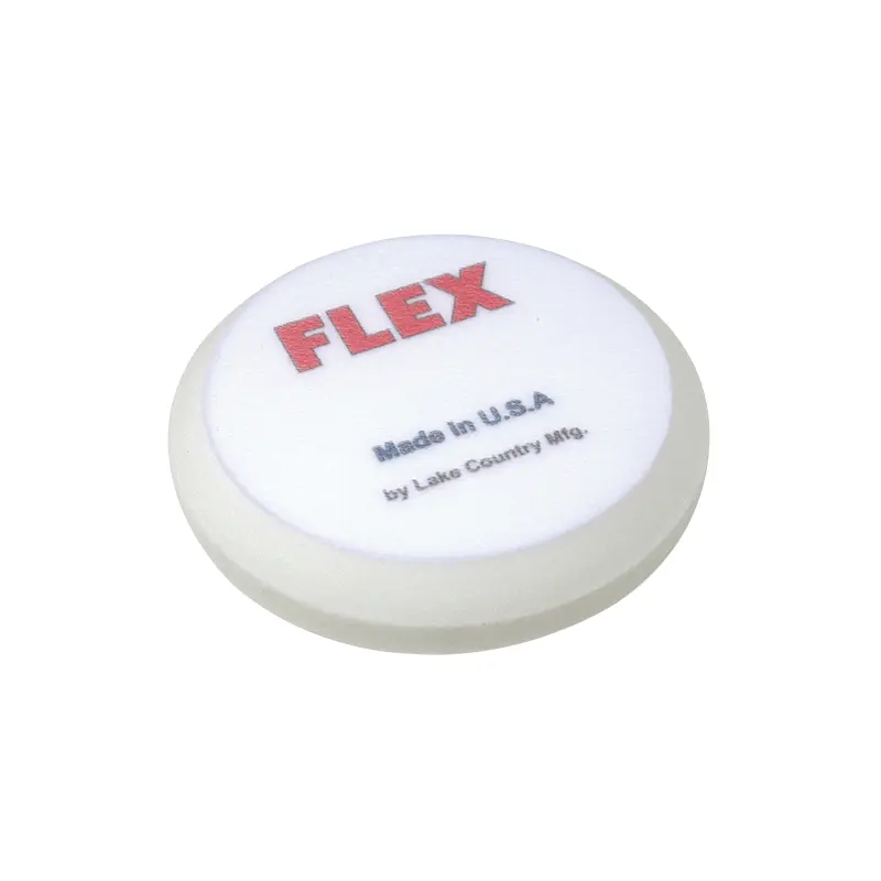 6.5" White Foam Pad Medium