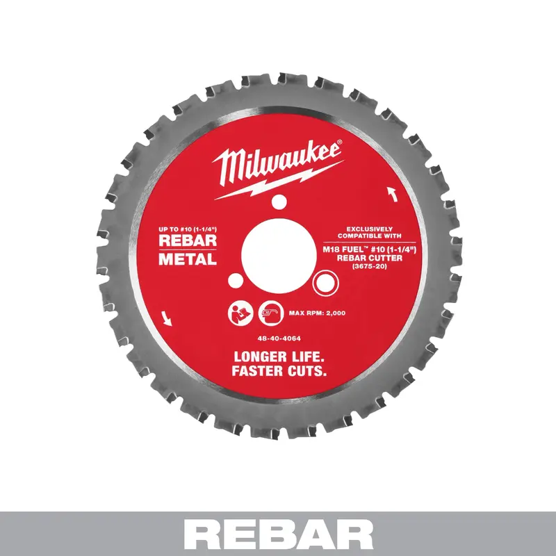 #10 (1-1/4) Rebar Cutting Blade