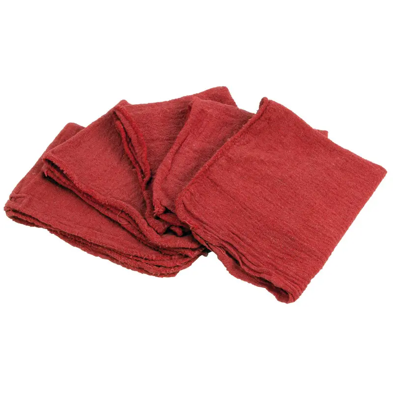 Red Shop Towels 25-pk