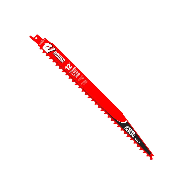 12" 3TPI AMPED Demo Demon Carbide Teeth Reciprocating Saw Blade for Pruning and Clean Wood