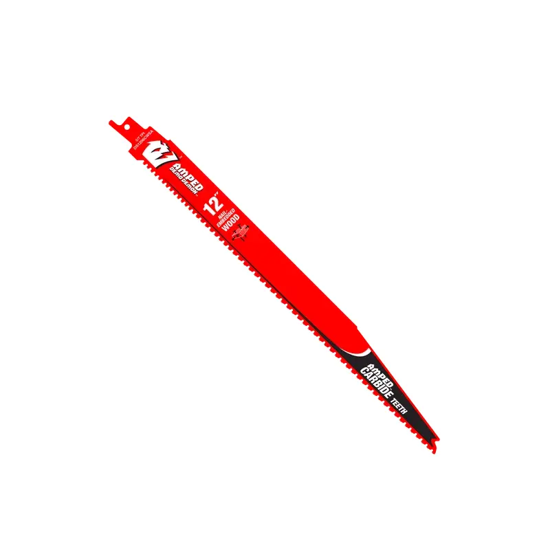 12" 5/7 TPI AMPED Demo Demon Carbide Teeth Reciprocating Saw Blade for Nail-Embedded Wood