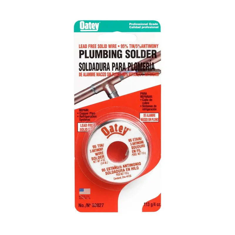 Oatey 95/5 Lead Free Plumbing Wire Solder