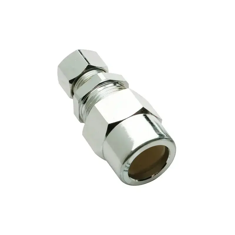 Plumb Pak Straight Adapter 1/2" Compression X 3/8" D CPVC Brass