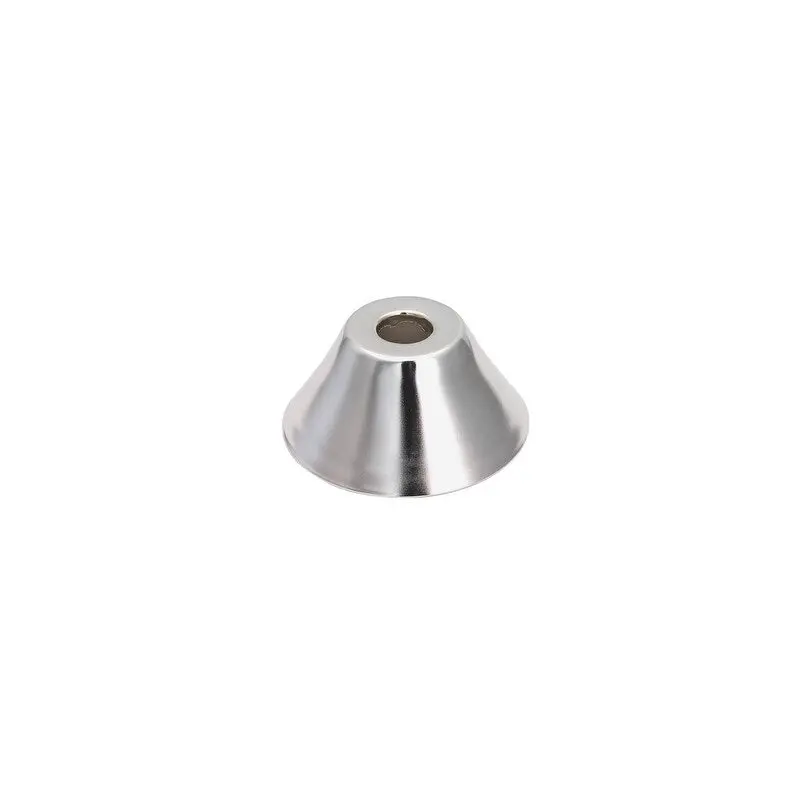Plumb Pak Bath Flange, 3-3/4 in W, Copper, Chrome