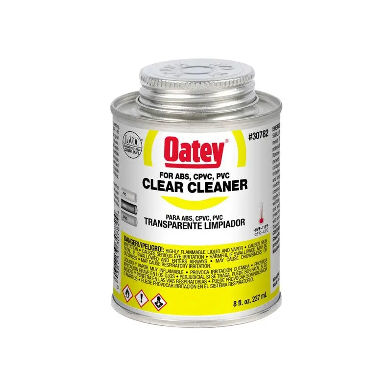 Oatey Clear Cleaner 8oz.