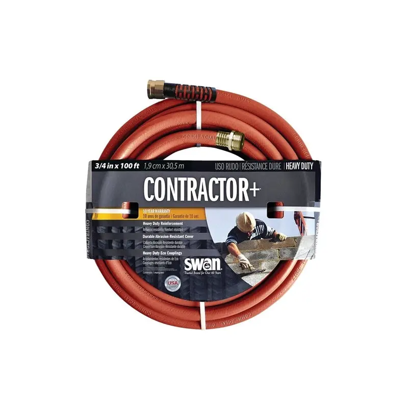 Swan 3/4" x 100' Commercial Grade Heavy Duty Water Hose