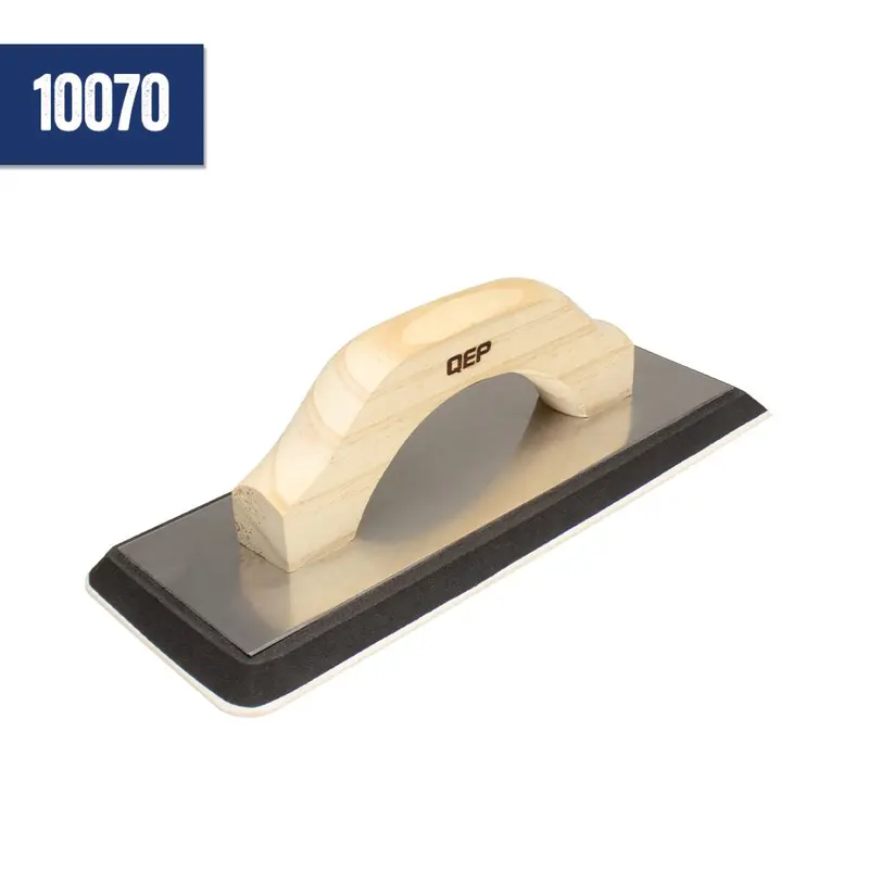 "4 in. x 10.5 in. XL Non-Stick Gum Rubber Grout Float with Wood Handle"