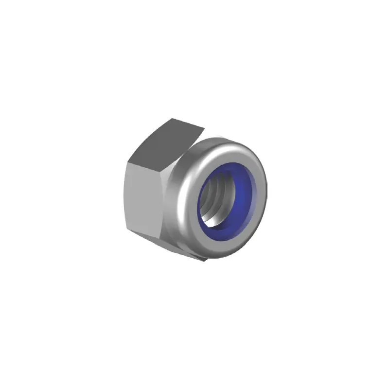 UNC Hex Nylon Insert Lock Nut - 316 Stainless Steel