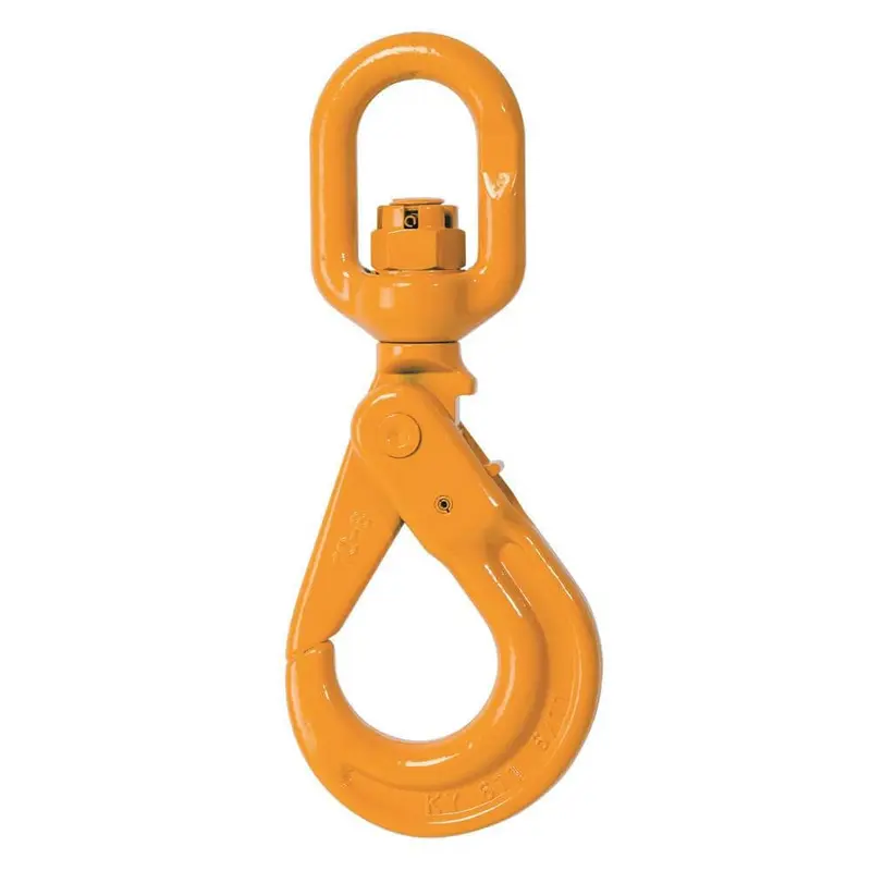 Beaver Grade 80 Eye Swivel Self Locking Safety Hook (2 to 12.5 Tonne)