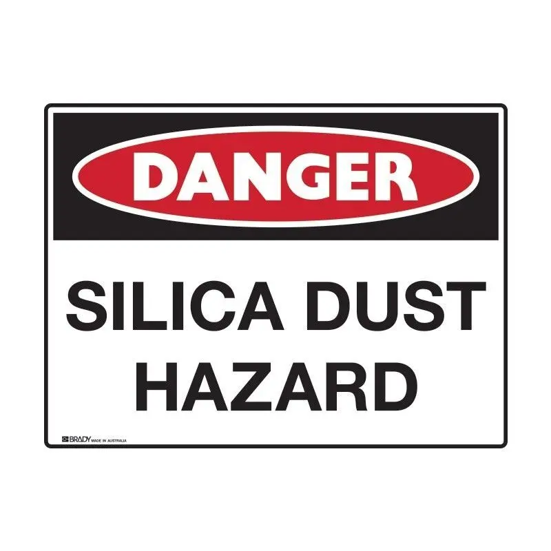 Brady Danger Sign - Silica Dust